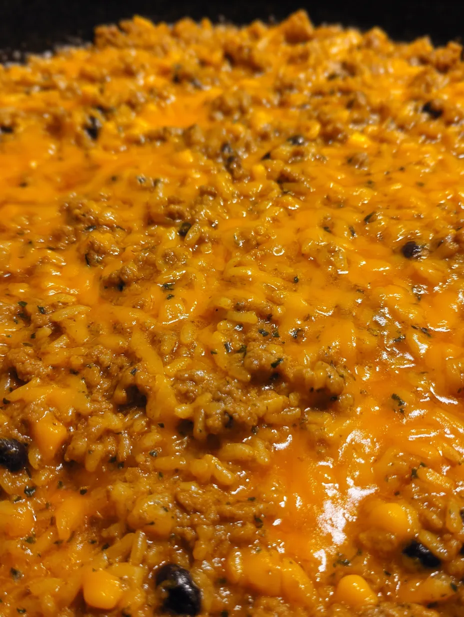 A close up of a delicious cheese and meat dish.