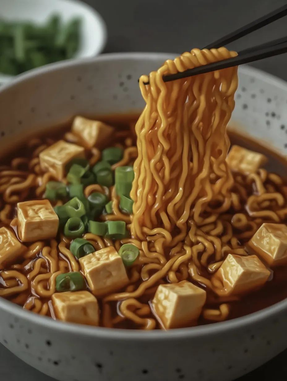 Easy Saucy Ramen Noodles