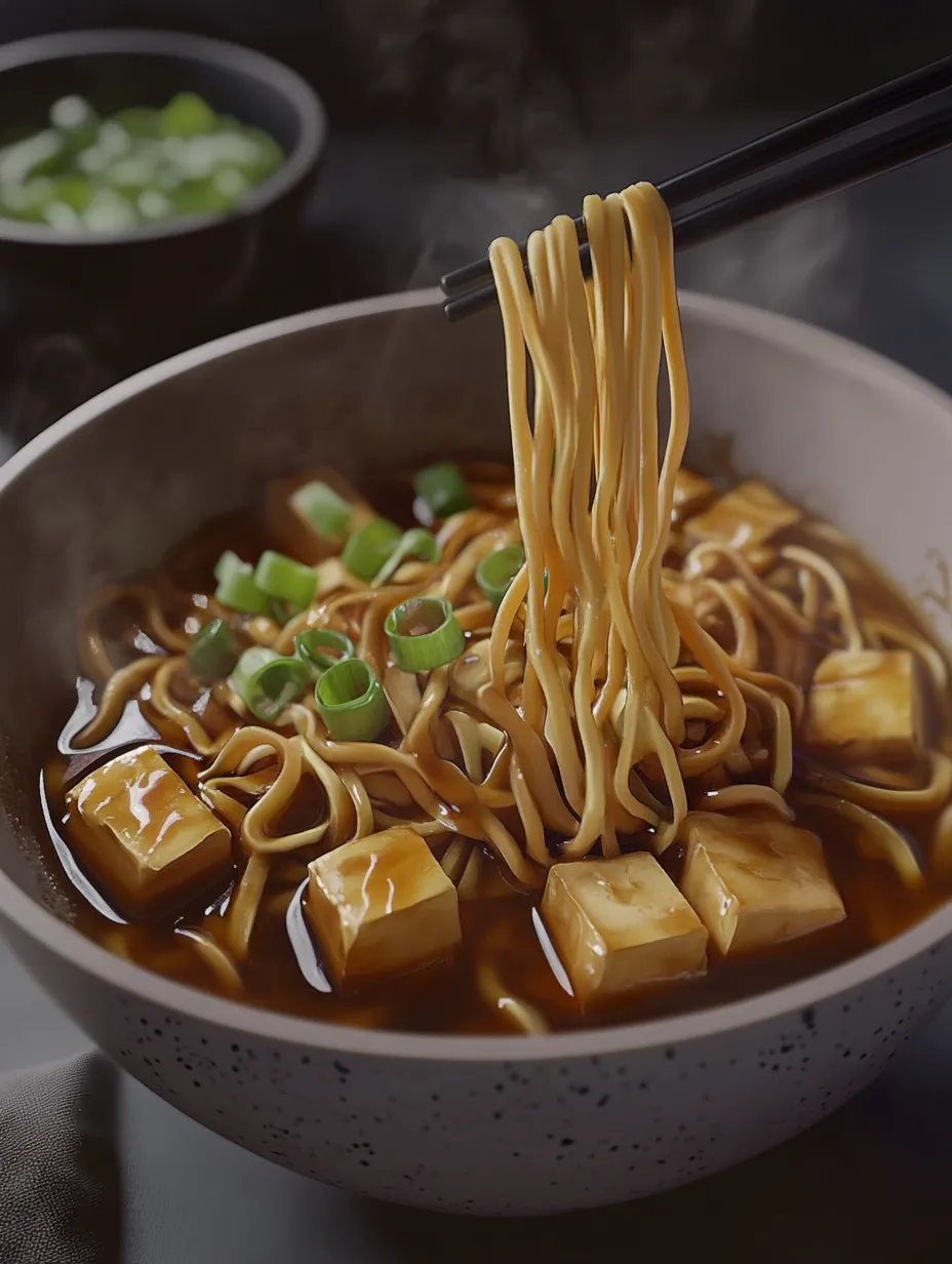 Easy Saucy Ramen Noodles Recipe