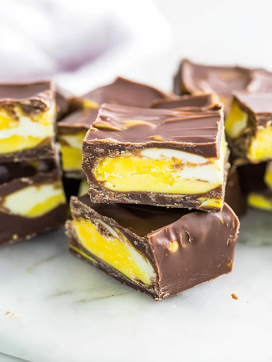 Easy Cadbury Egg Fudge Recipe