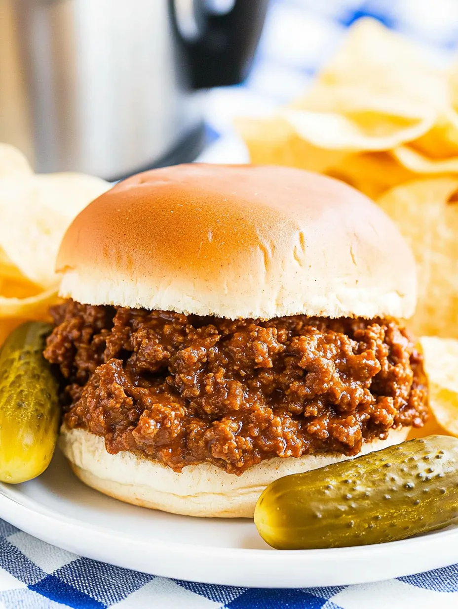 Easy Instant Pot Sloppy Joes