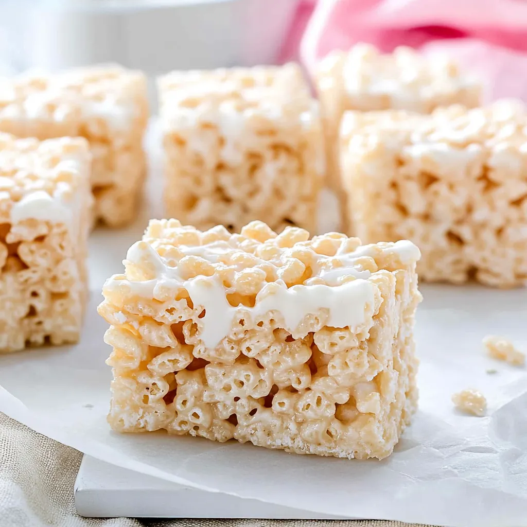 Chewy Krispie Bars