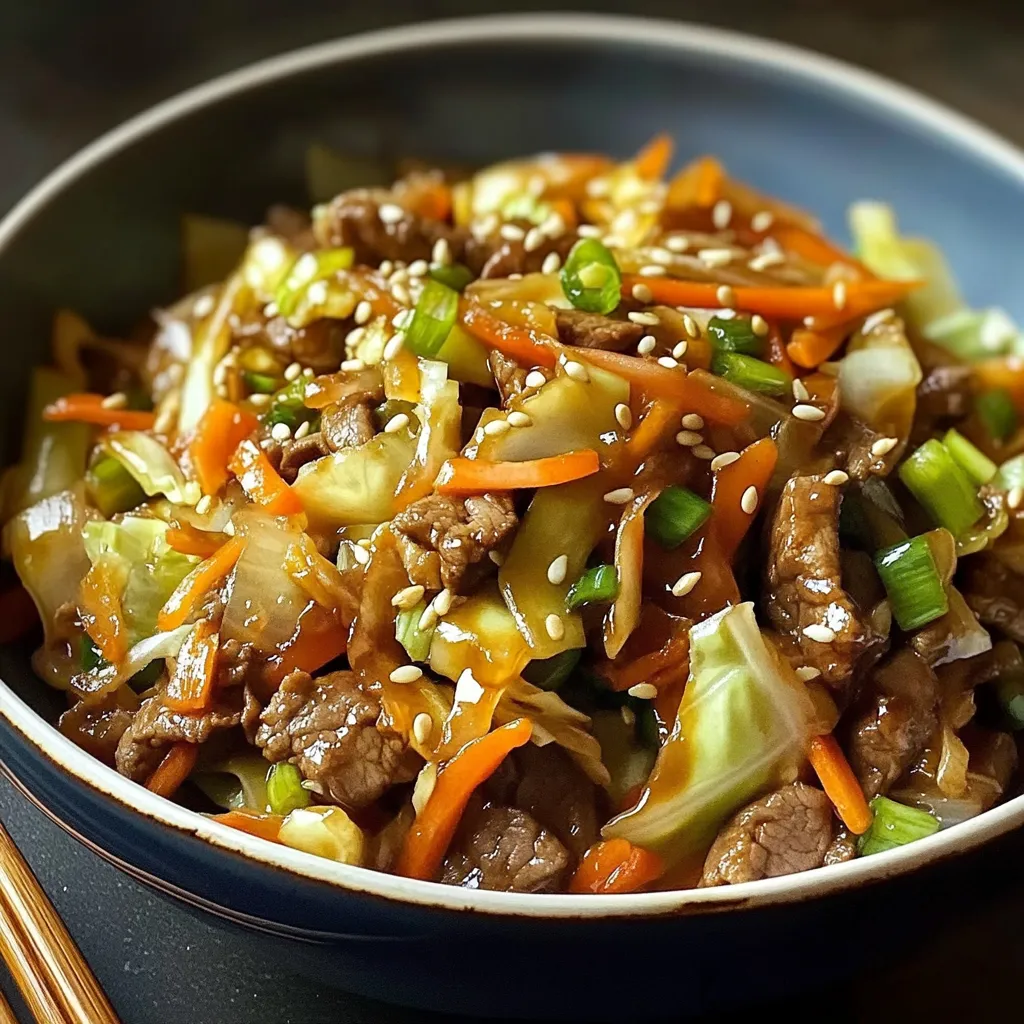 Egg Roll Stir Fry Bowl
