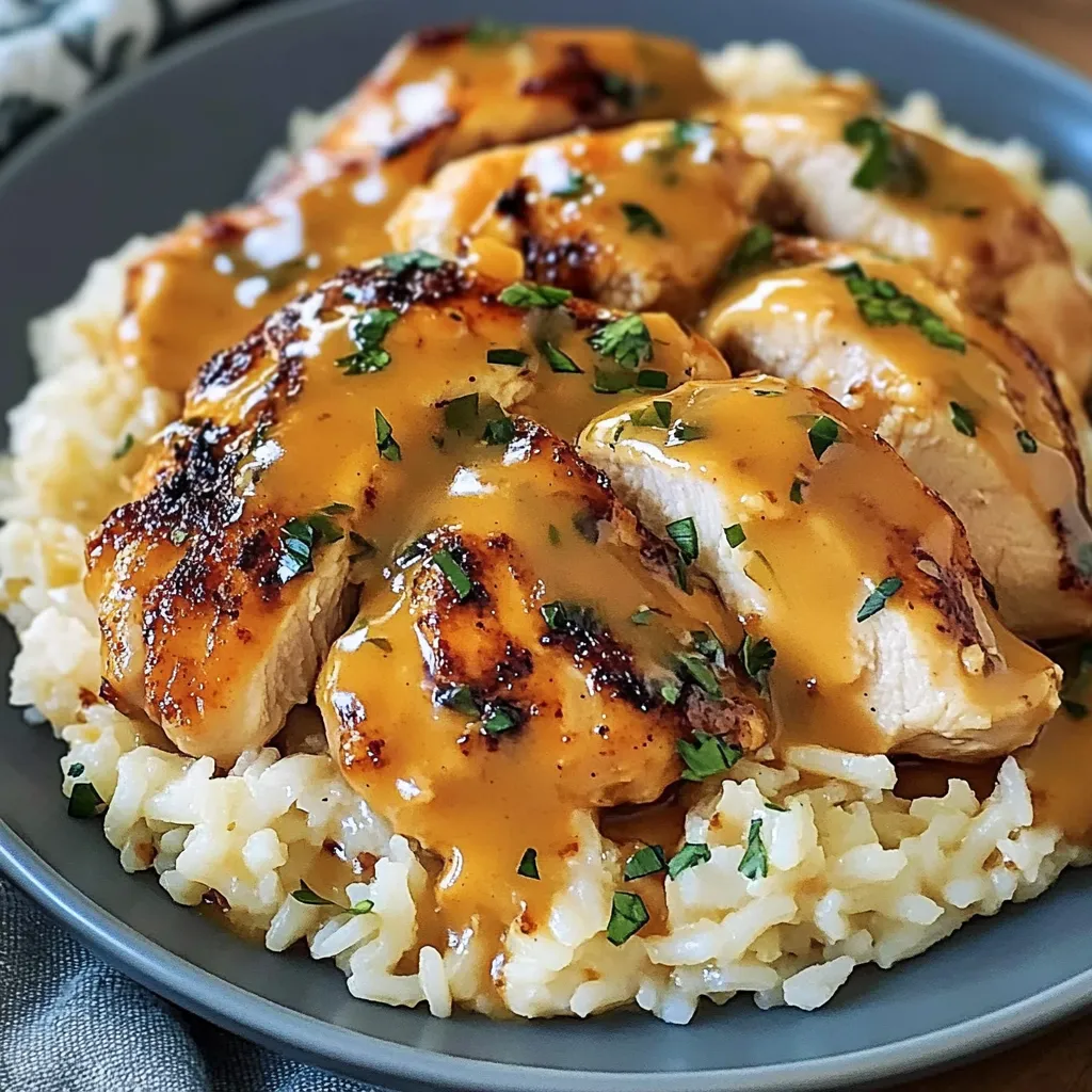 Easy Creamy Chicken and Rice