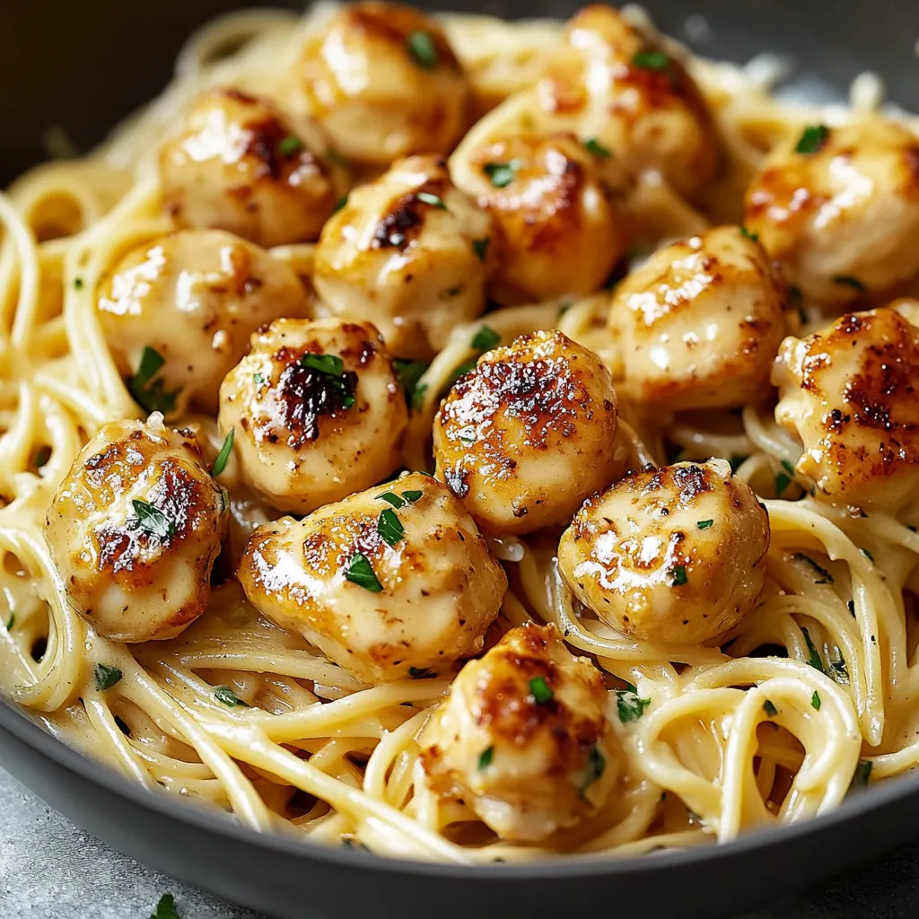 Creamy Pasta with Garlic Butter Chicken