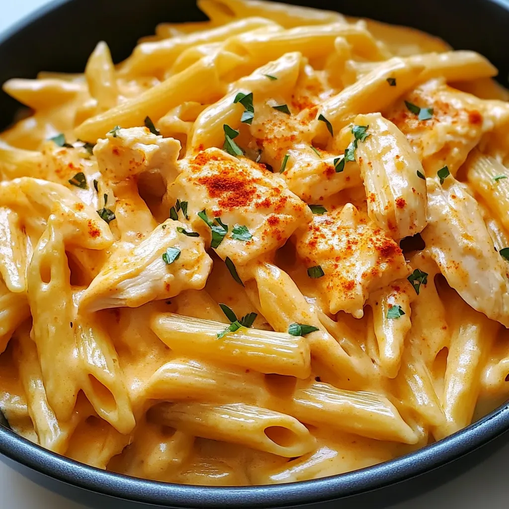 Creamy Spicy Buffalo Chicken Pasta