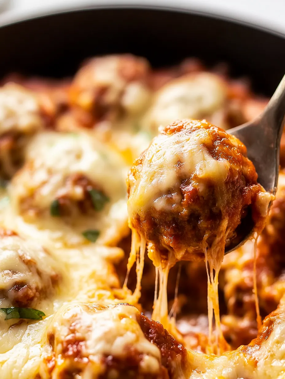 Easy Chicken Parmesan Meatballs Recipe