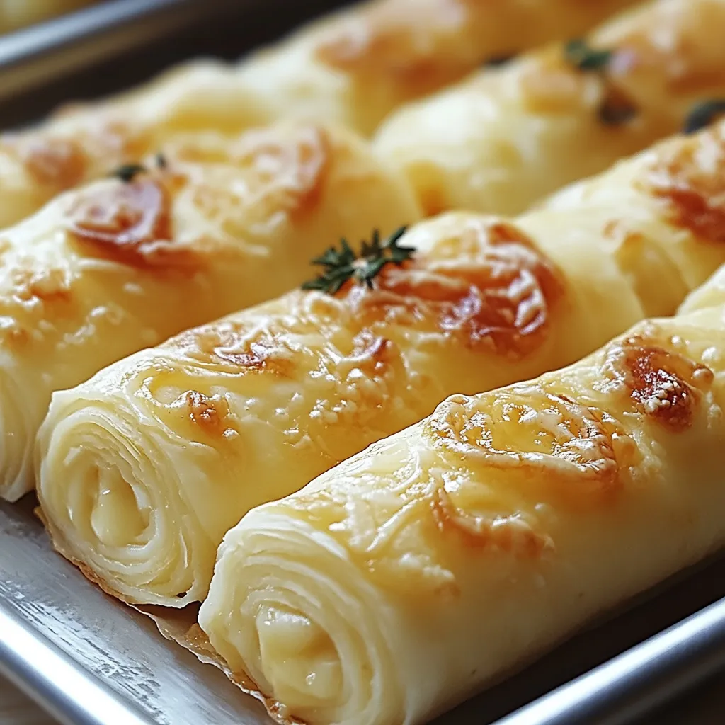 Melty Cheesy Garlic Butter Rollups