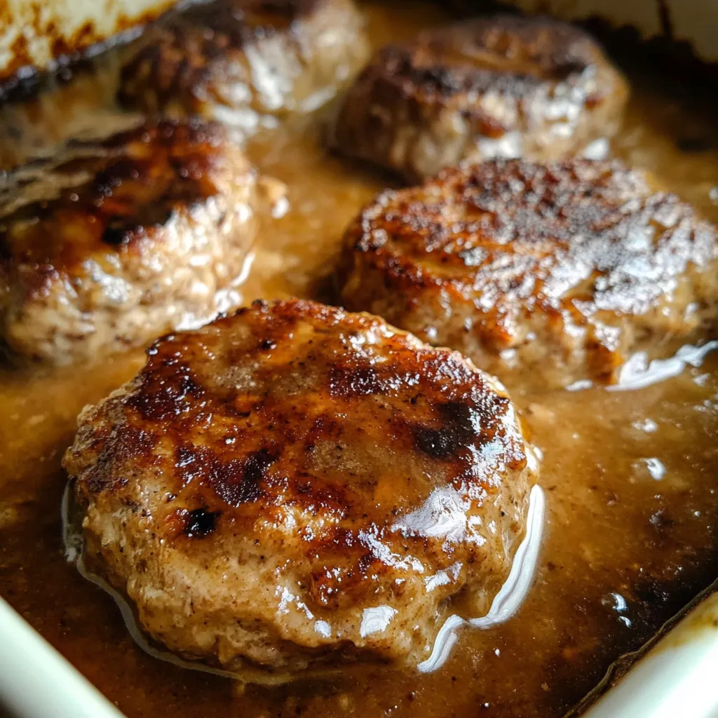 A casserole dish filled with meatballs, depicting a wholesome and affordable meal often termed poor man's steak.