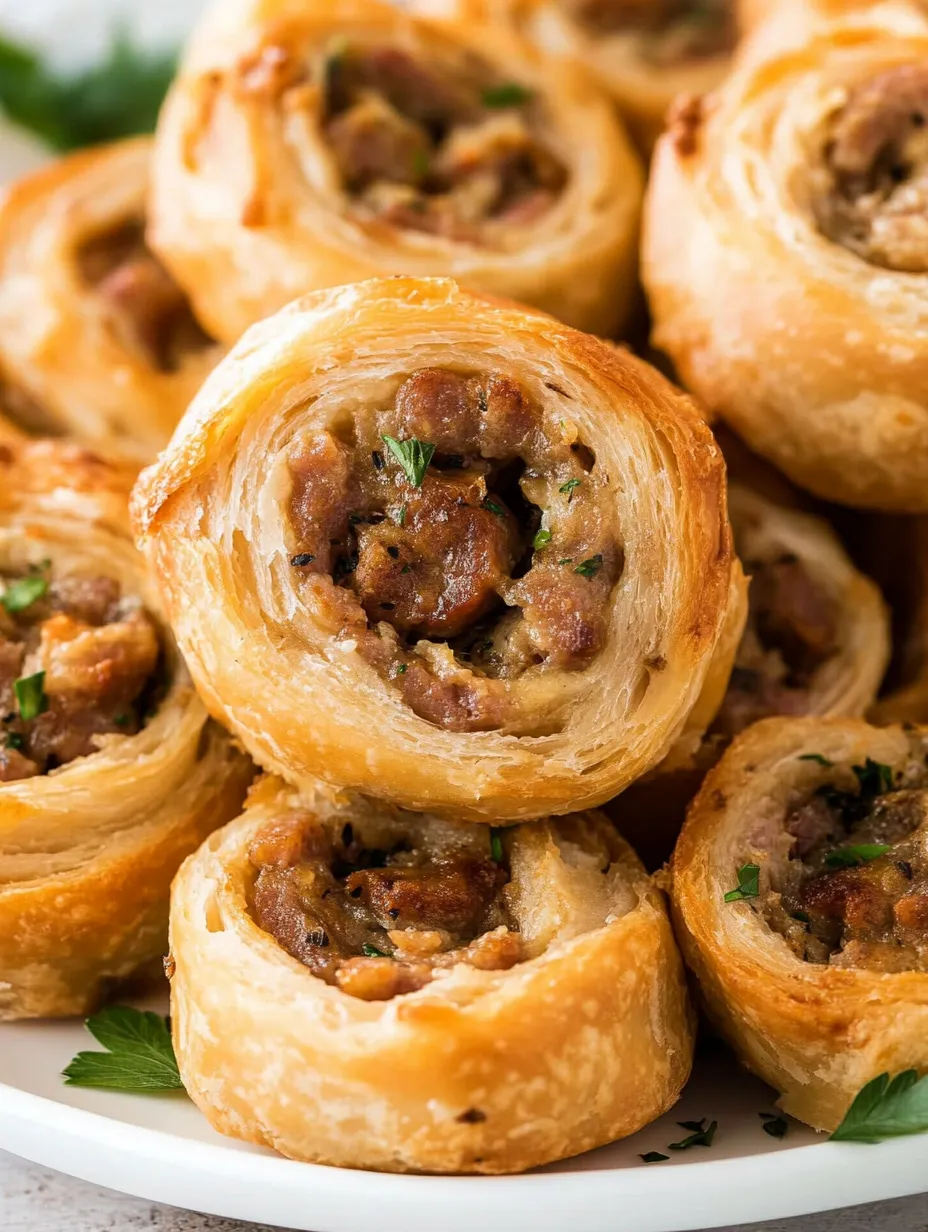 Sausage Pinwheels Snack