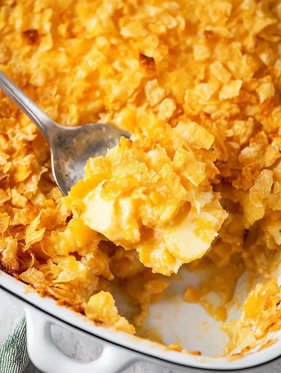 Easy Cheesy Funeral Potatoes Casserole