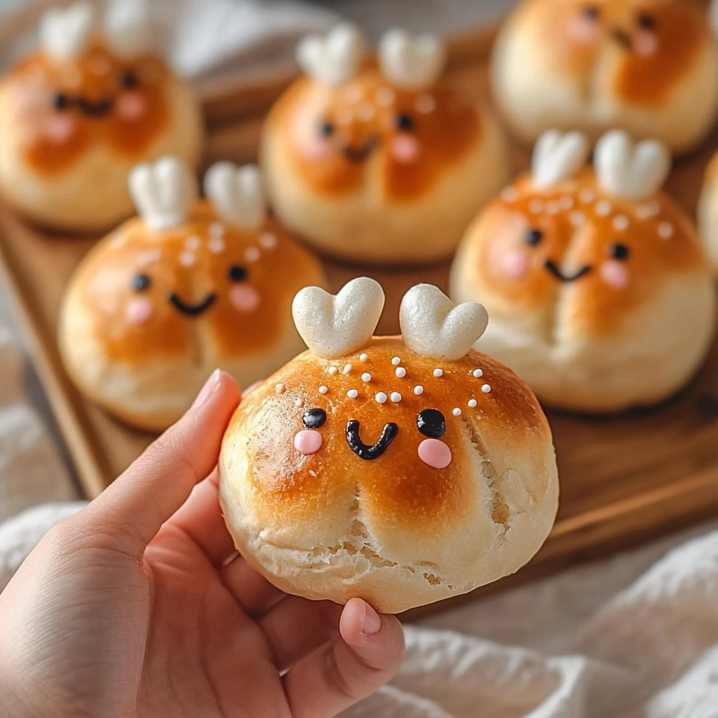 A collection of colorfully decorated Easter Bunny treats for holiday parties.