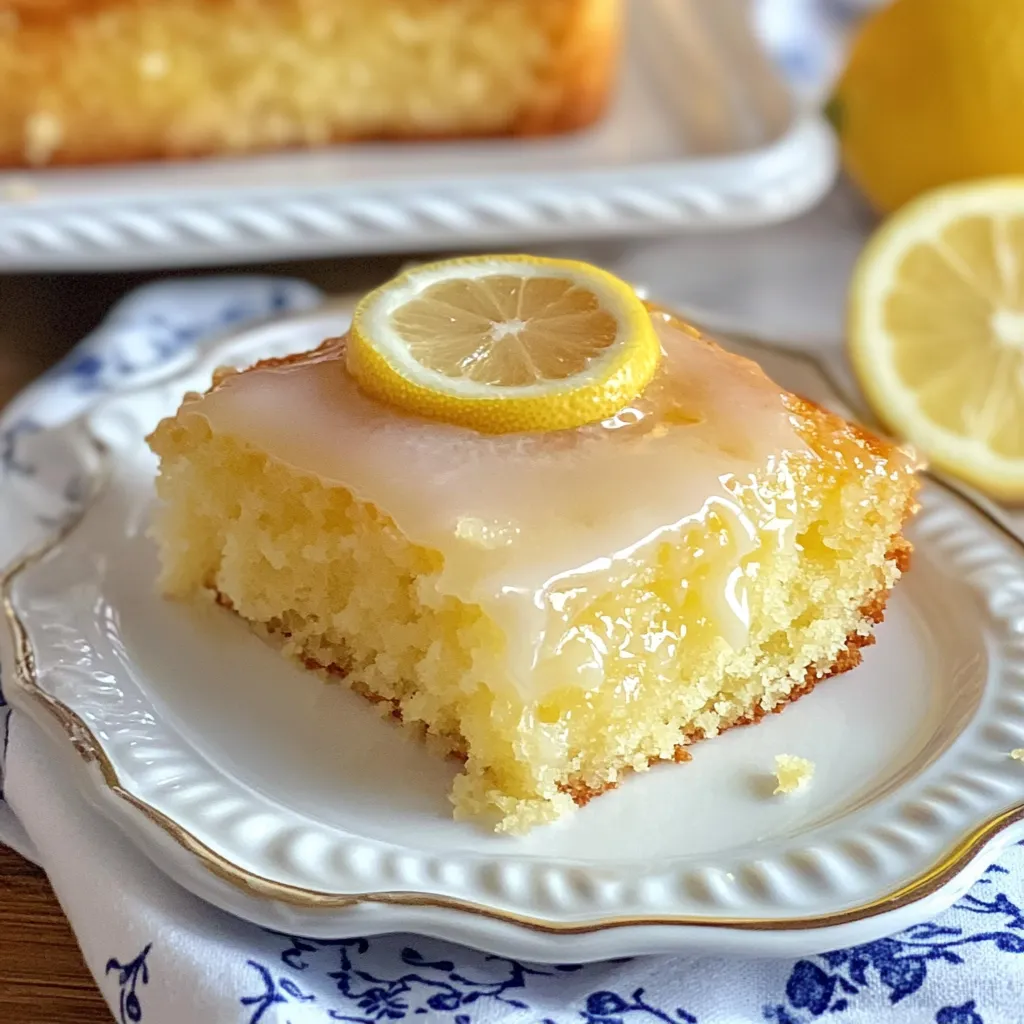 Zesty Lemon Cake