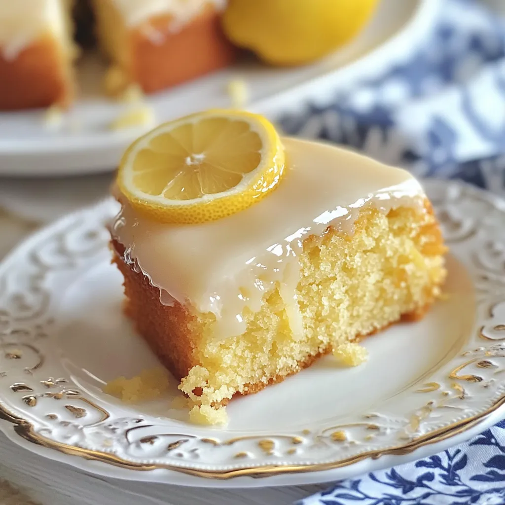 Mouth-Watering Lemon Cake