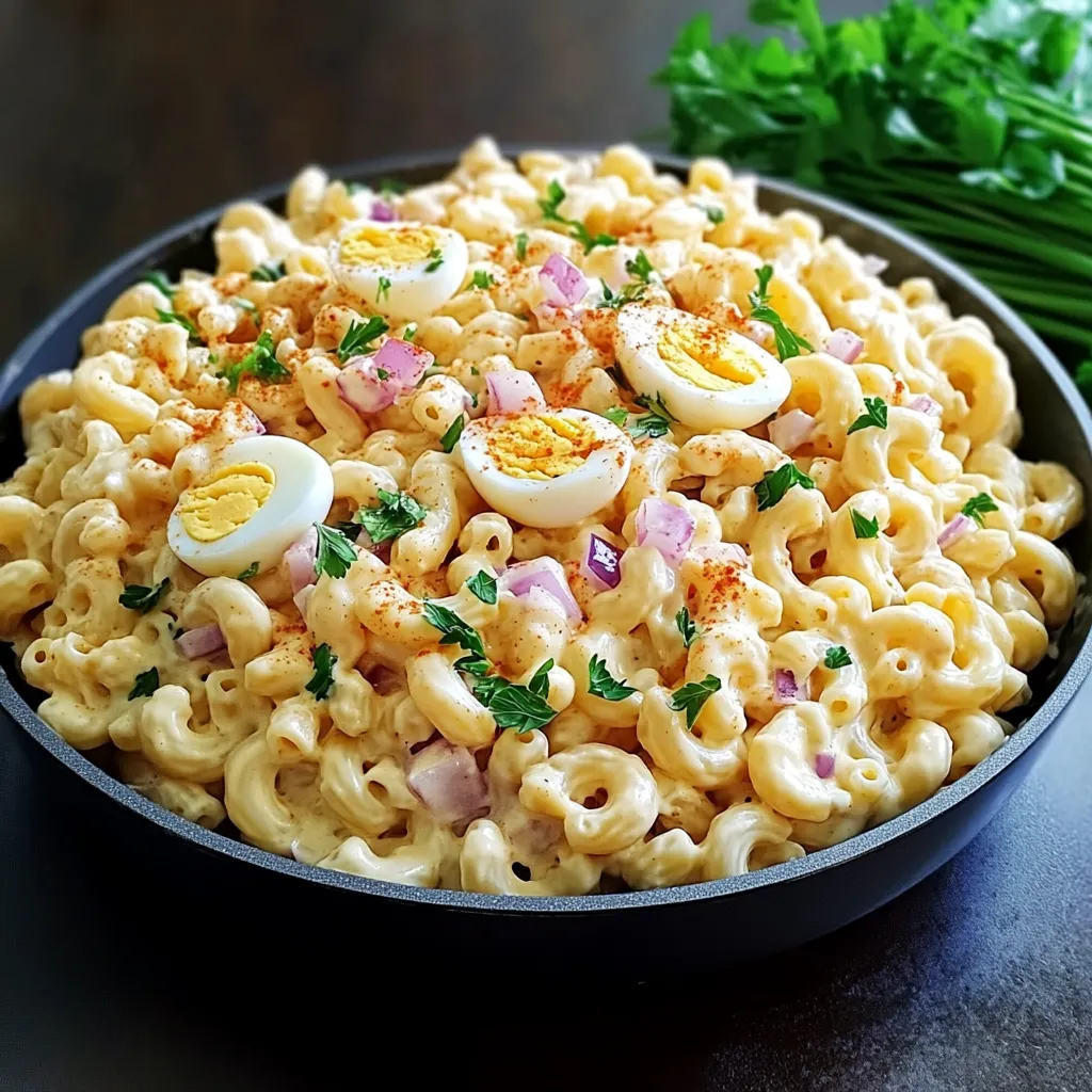 Egg Macaroni Pasta Mix Bowl