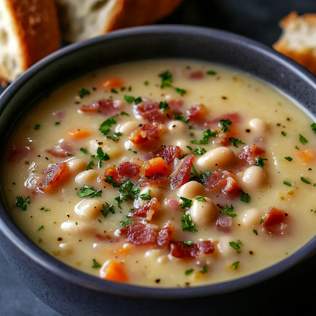 White Bean Soup Bacon