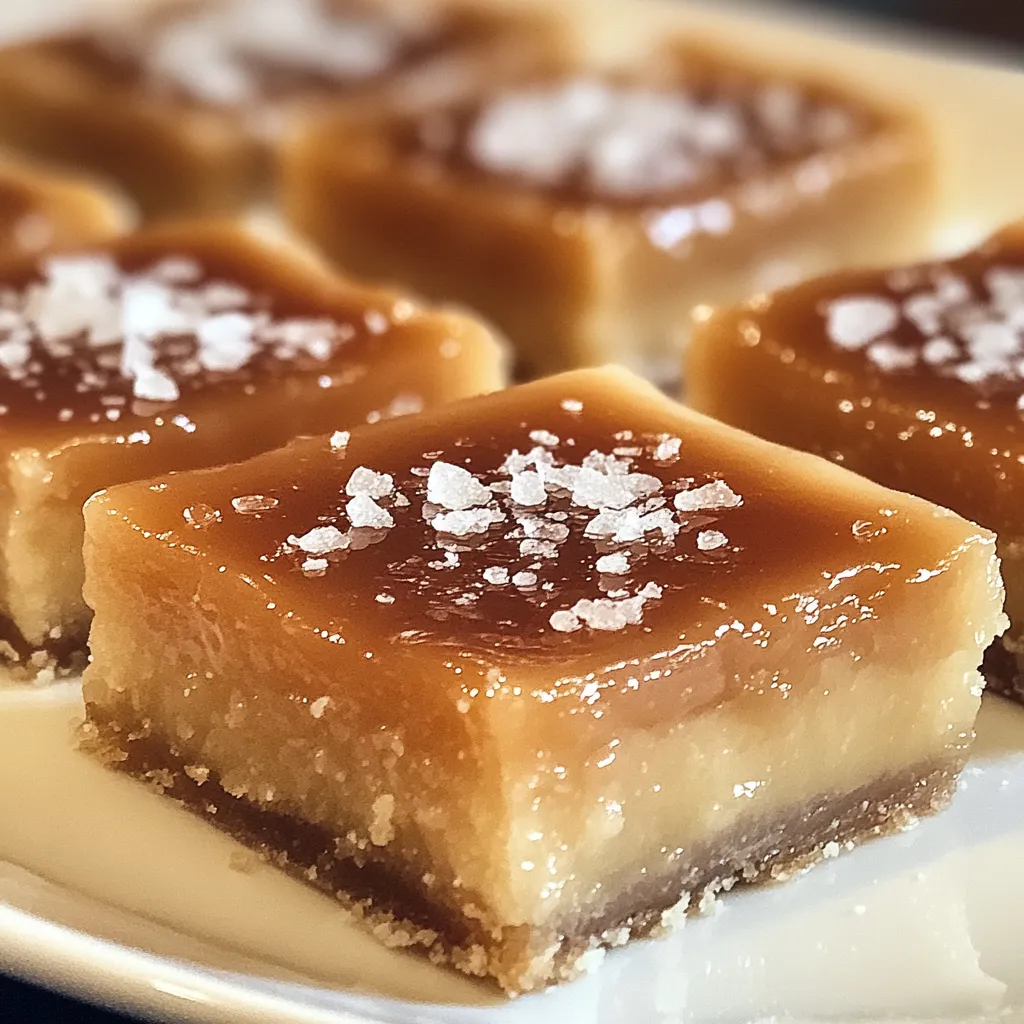 Buttery Salted Caramel Bars