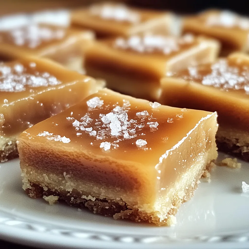 Salted Caramel Butter Bars Recipe
