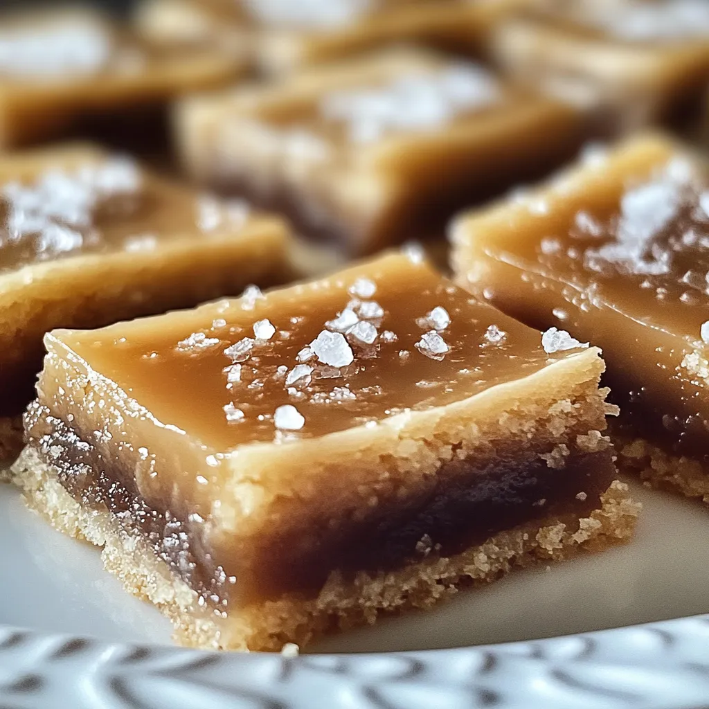 Easy Salted Caramel Butter Bars