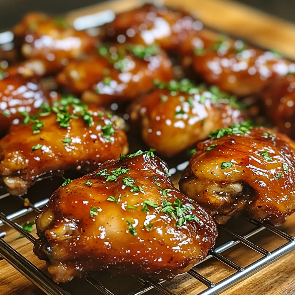 Sweet Sticky BBQ Wings