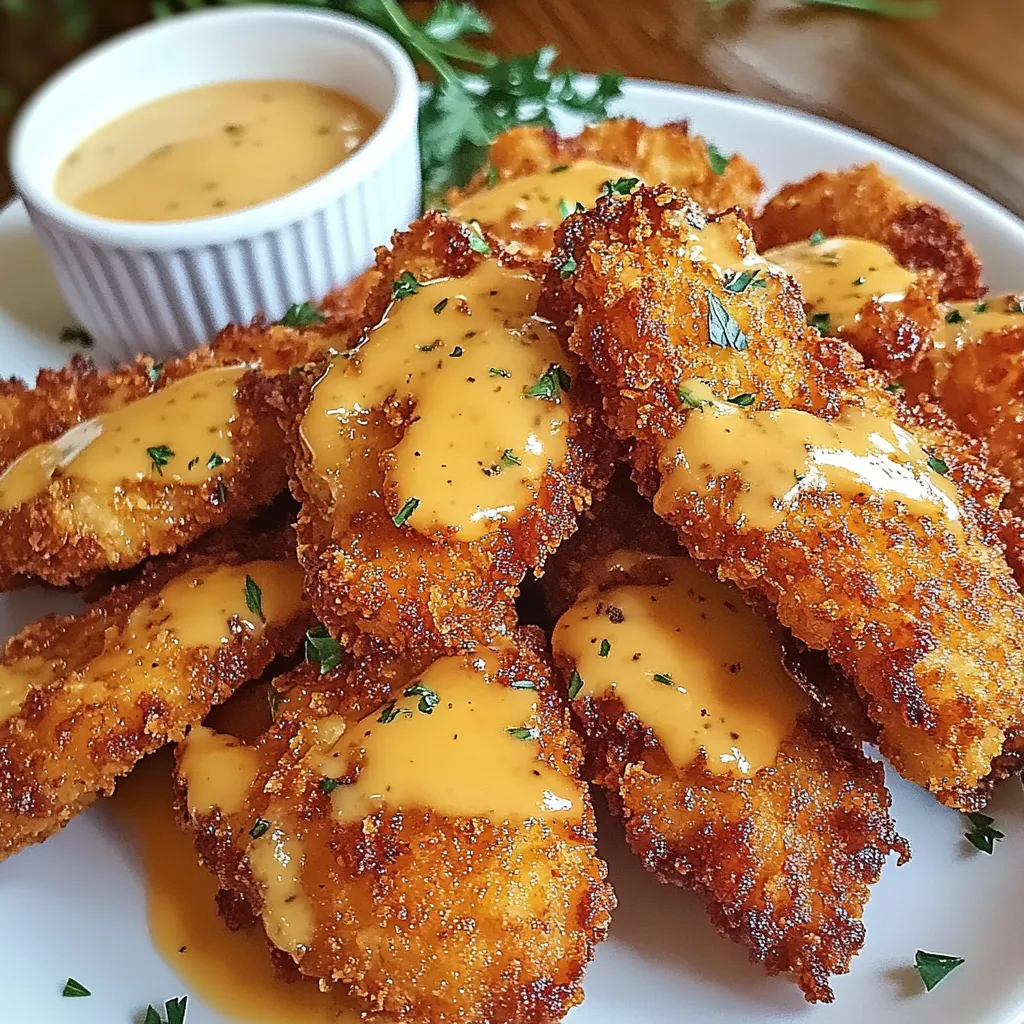 Crispy Cheesy Chicken Strips