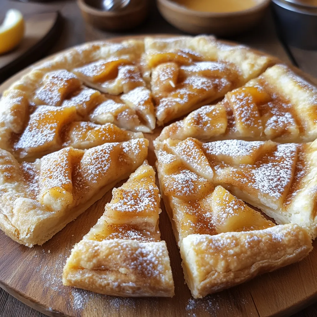 Easy Cinnamon-Sugar Pizza made with Crescent Rolls