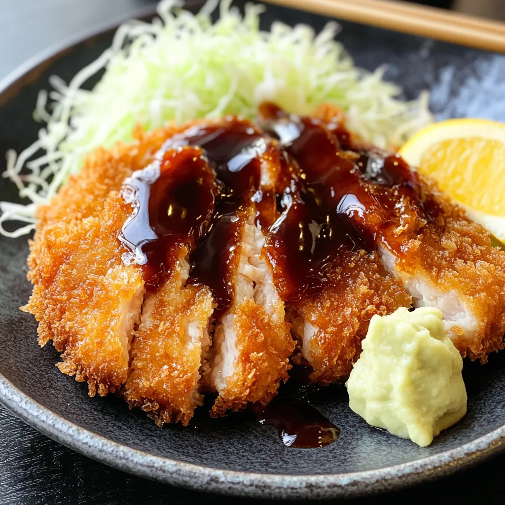 Chicken Katsu dinner plate