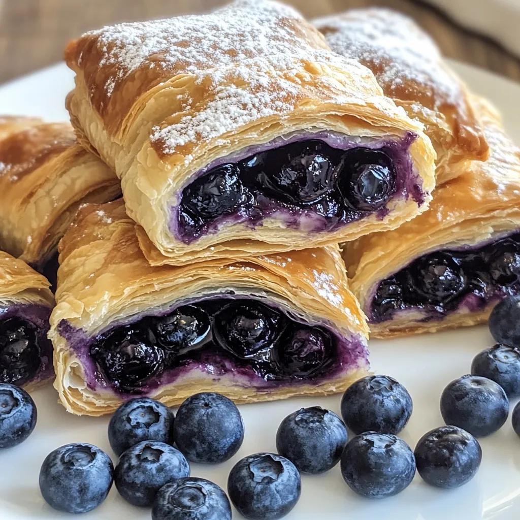 Blueberry Cream Cheese Puff Pastry