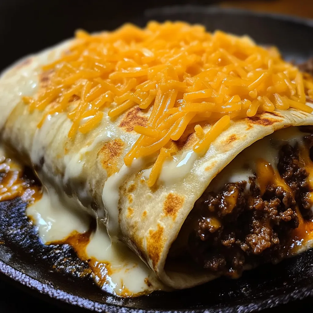 Delicious Grilled Cheese Burrito