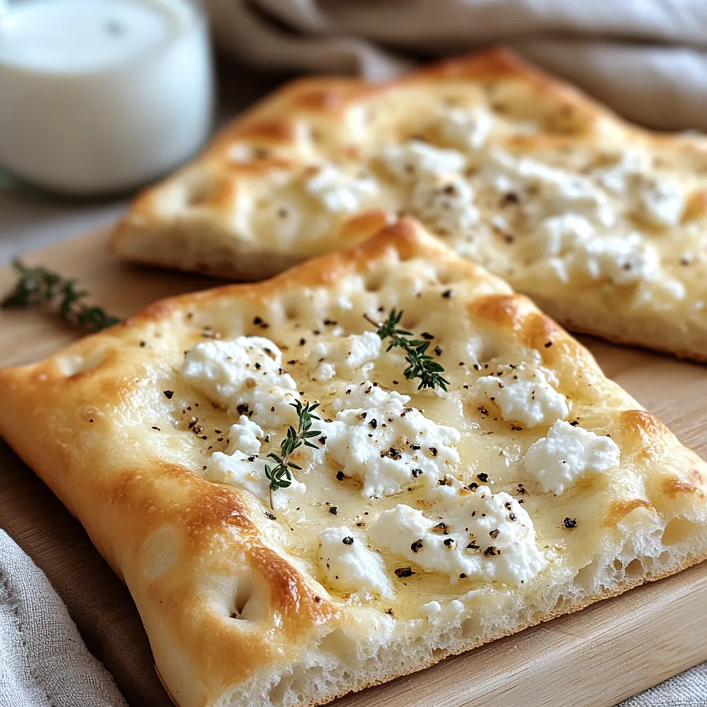 Two-Ingredient Cheese Flatbreads