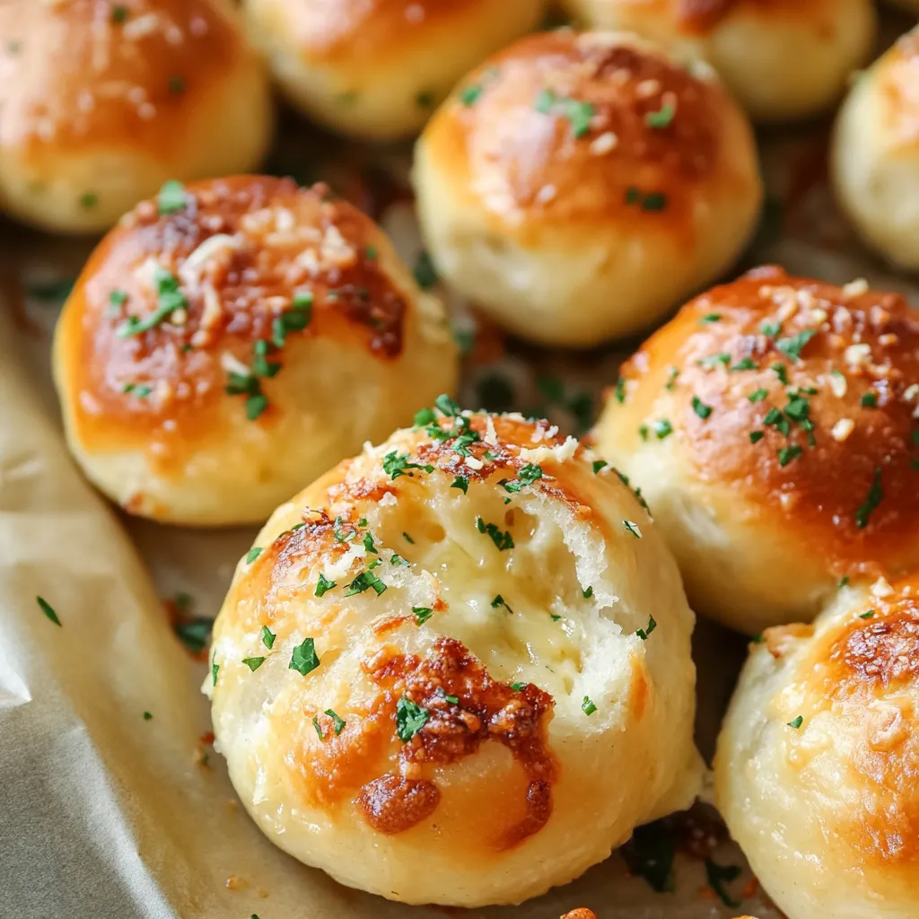 Cheesy Garlic Bread Bites Recipe