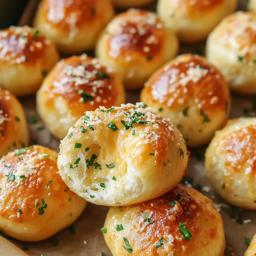 Delicious Cheesy Garlic Bread Bites