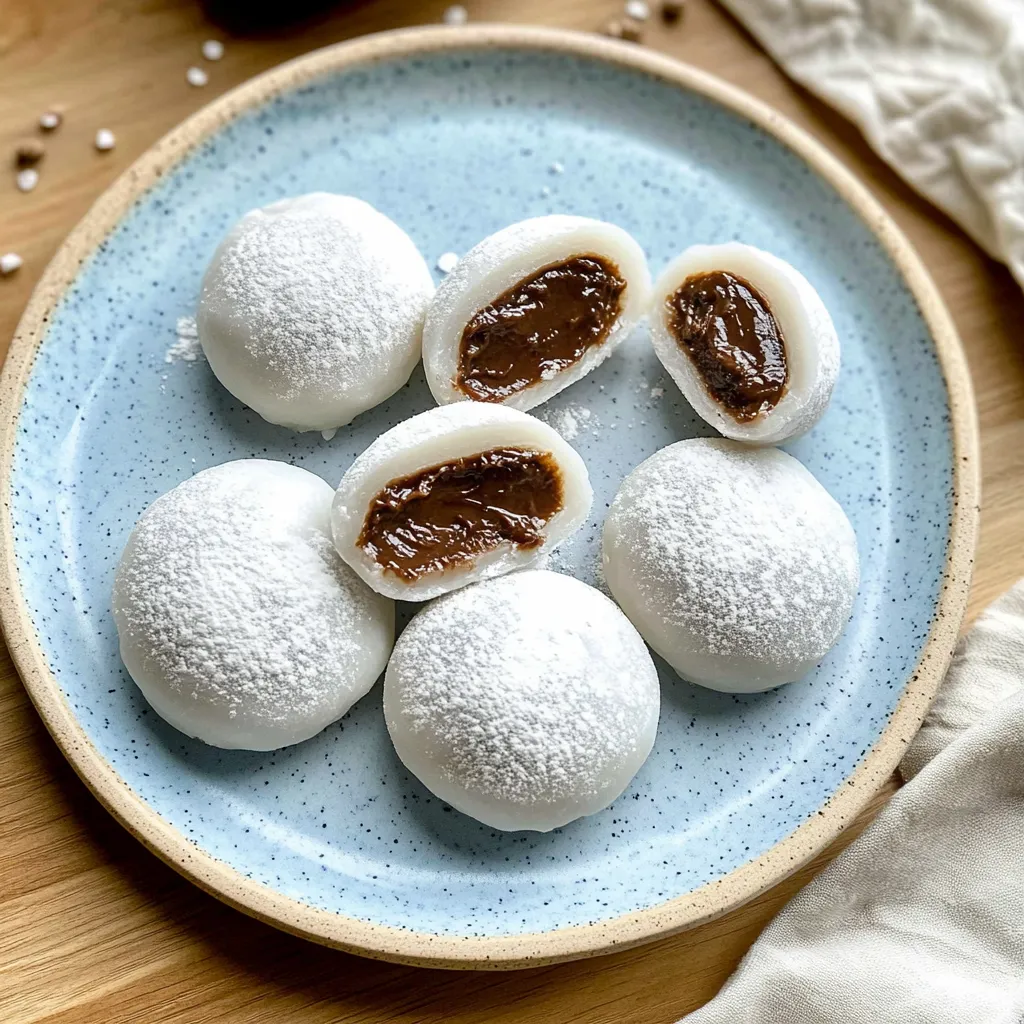 Easy Nutella Mochi