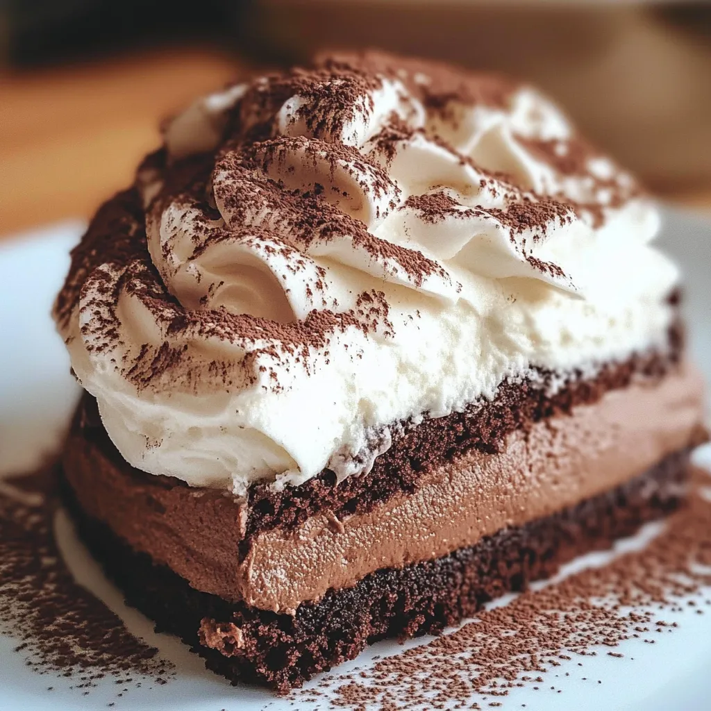 Luscious Chocolate Mousse Cake