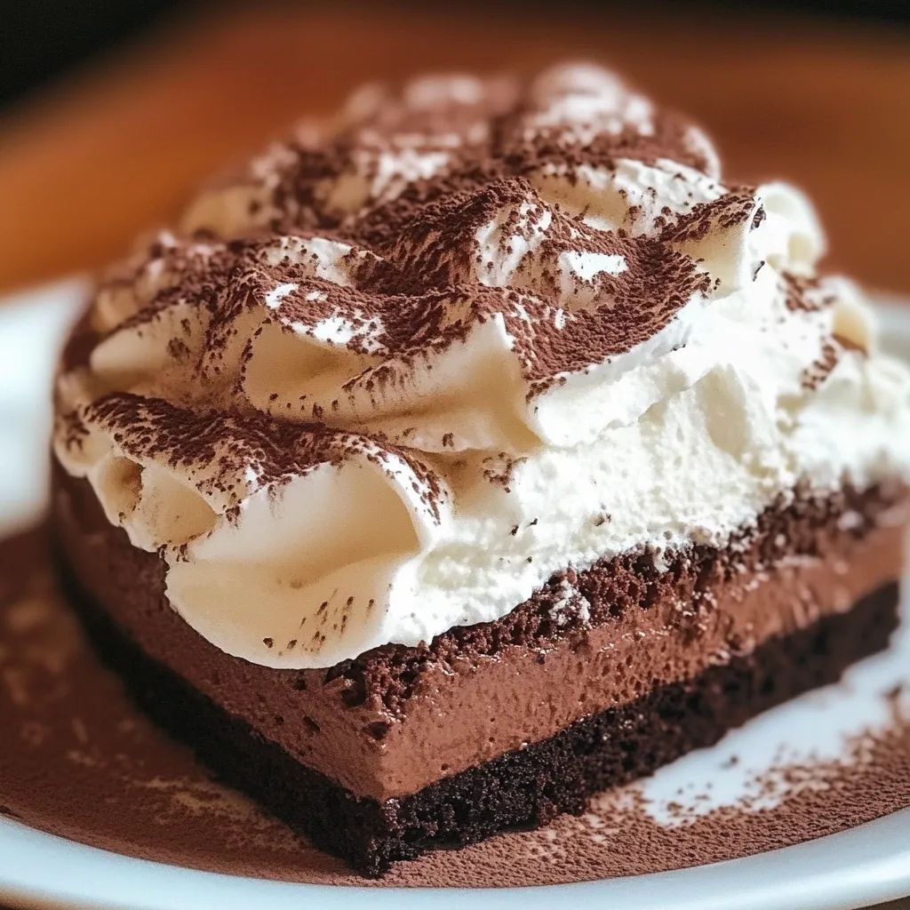 Simple Chocolate Mousse Cake