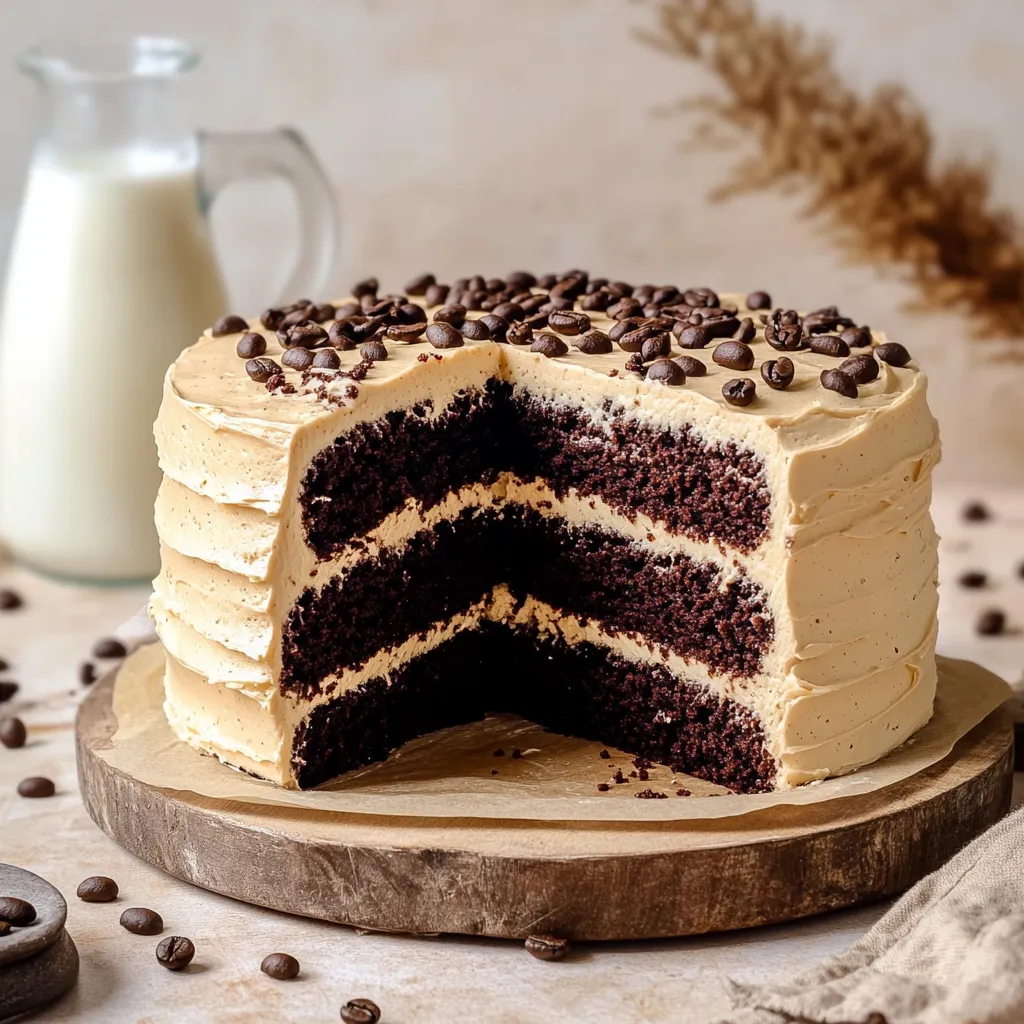 Simple Coffee Chocolate Cake