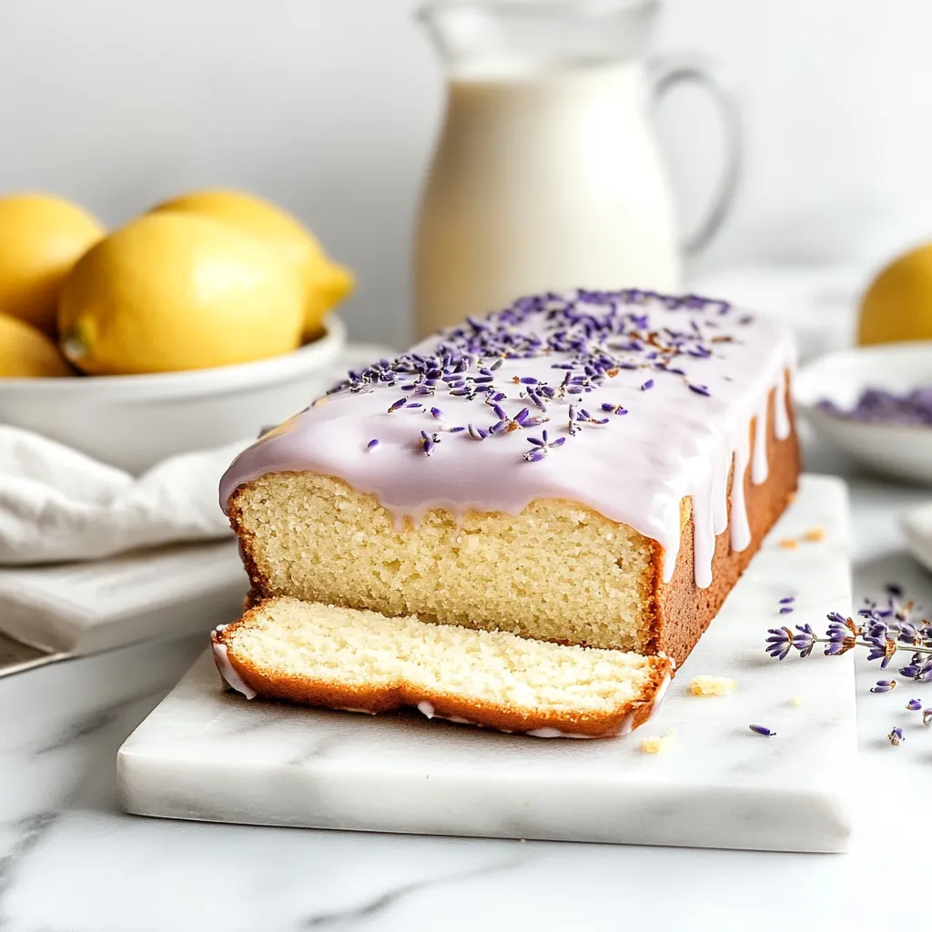 Effortless Lemon Lavender Loaf