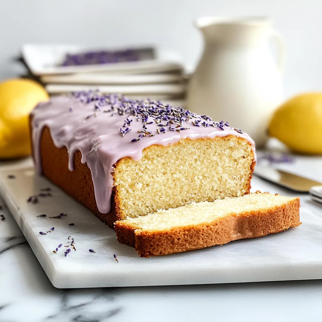 Lemon Lavender Loaf How-To