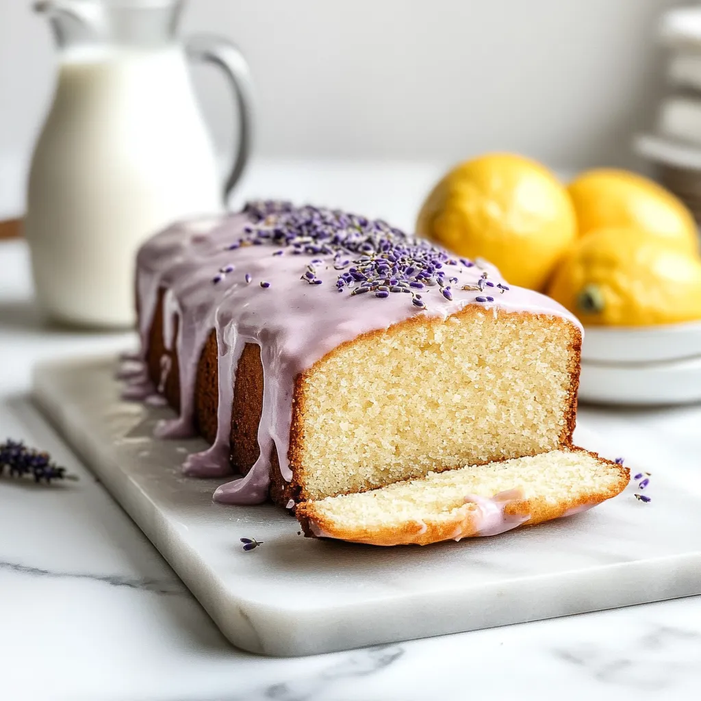 Simple Lemon Lavender Loaf