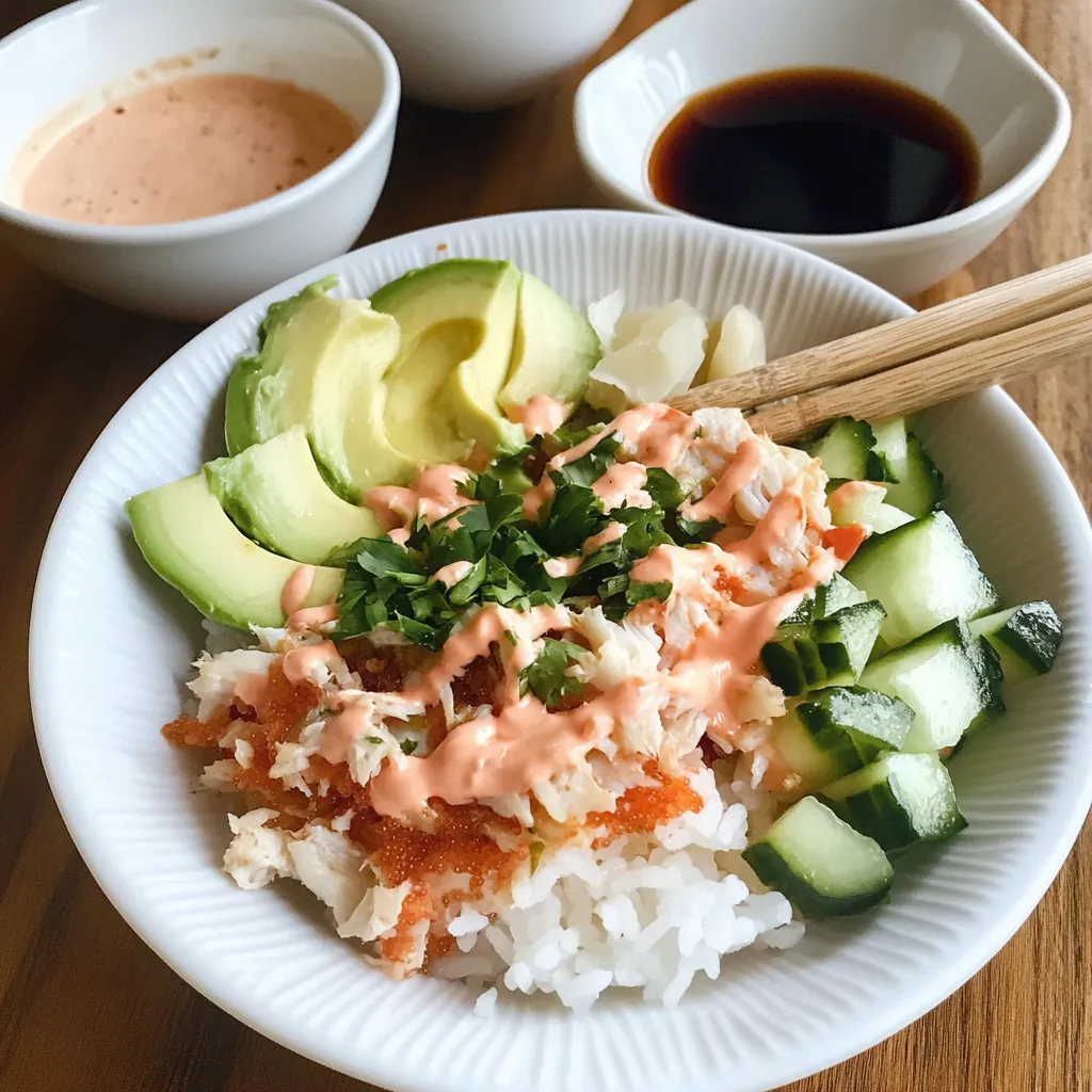 Crunch Roll Sushi Bowl Recipe
