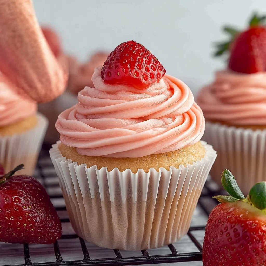 Strawberry Cupcakes