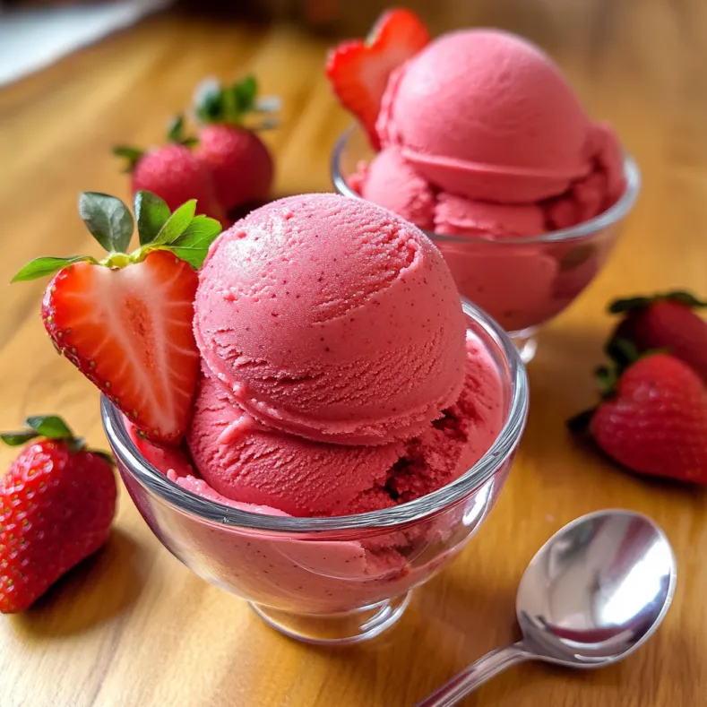 Strawberry Sorbet