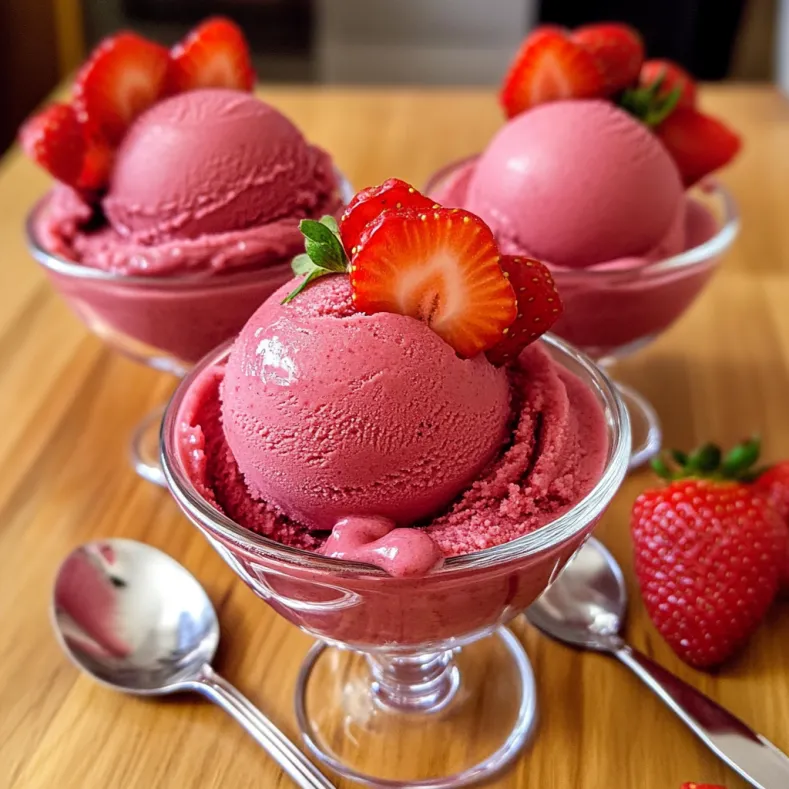 Strawberry Sorbet