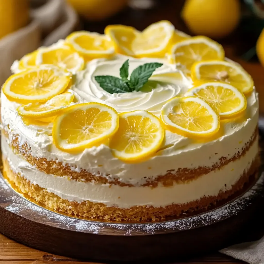 Limoncello Cake with Mascarpone Frosting