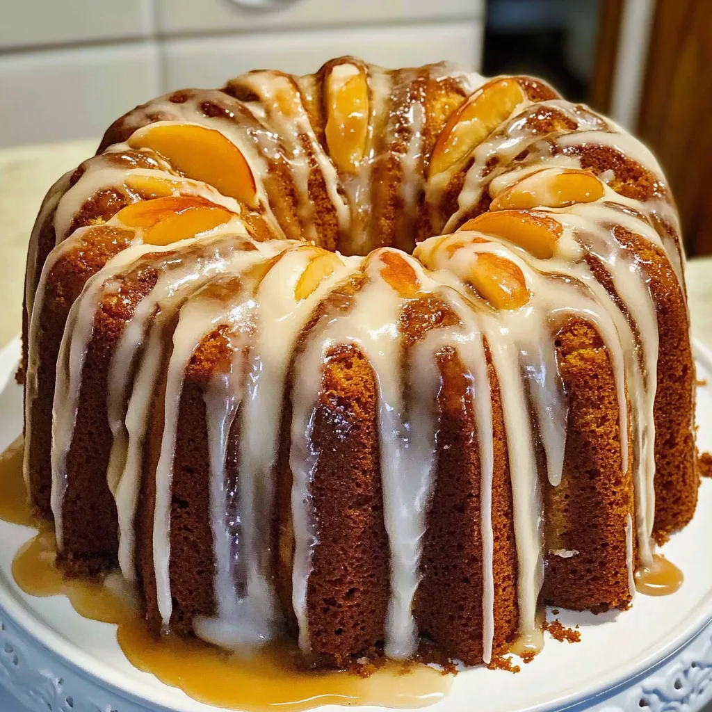 Peach Cobbler Pound Cake