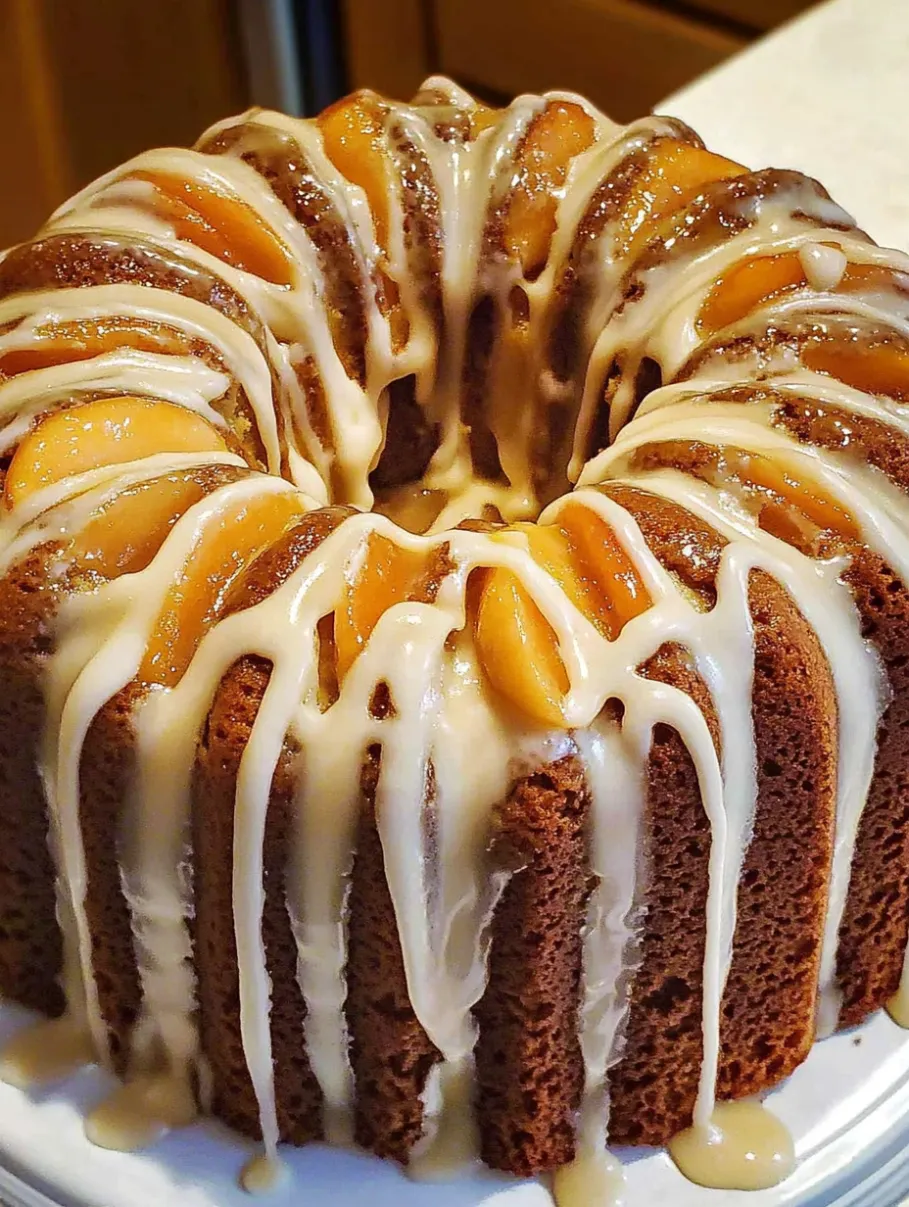 Peach Cobbler Pound Cake