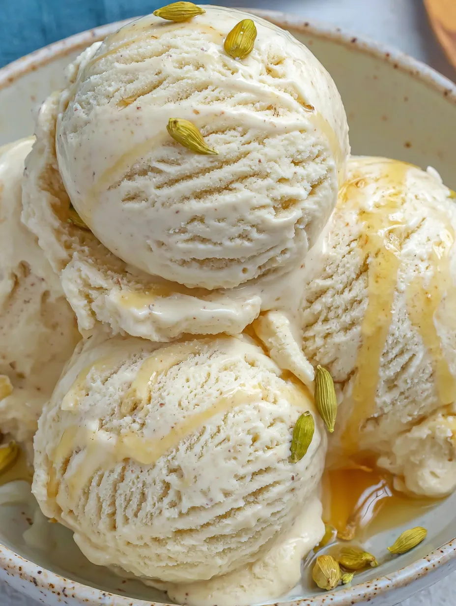 A bowl of ice cream with a sprinkle of nuts.