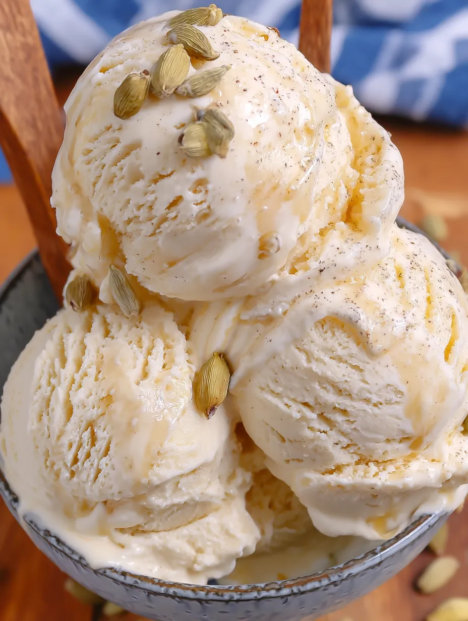 A bowl of ice cream with nuts on top.