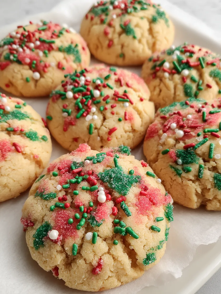 A plate of Christmas cookies.