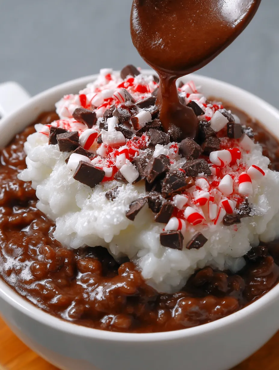 A cup of cocoa with chocolate and candy canes.